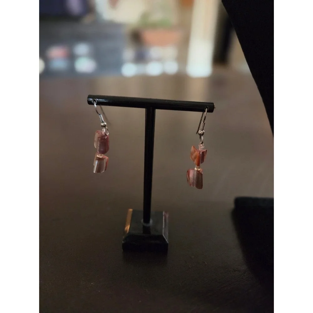 Vintage iridescent pink
